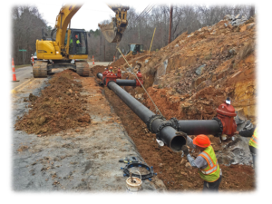 sewer lines installation, commercial water line installation