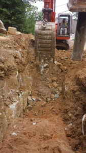 Storm Drainage lines installation, sewer lines installation, commercial water line installation