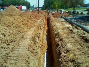 sewer lines installation, commercial water line installation