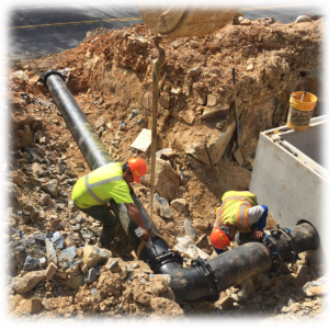 emergency line repairs N.C., Storm Drainage lines installation, sewer lines installation, commercial water line installation
